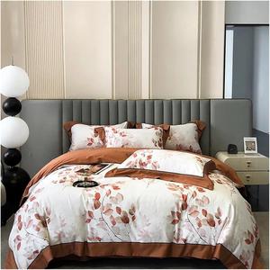 YUSIWOAL Комплект постельного белья королевский цветочный ботанический 1000TC египетский хлопок