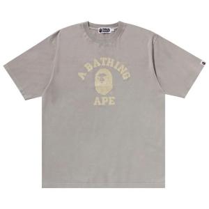 Футболка BAPE Overdye College Relaxed Fit Tee, Ivory