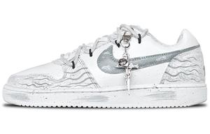 EBERNON Coverage устойчивые к истиранию низкие кроссовки для скейтбординга унисекс Nike, серый/белый