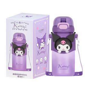 Hello kitty kuroimi практическая термокружка пара кружка 316 пищевой материал, термокружка 460мл Sanrio, Coolomi Thermos Cup + Coaster