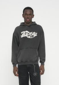 Толстовка FAVELA FAVELA COLLEGE DISTRESSED PATCHED HOODIE, Black Washed/Black