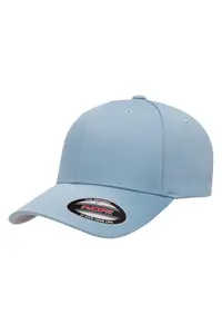 Приталенная бейсболка Flexfit Yupoong, синий
