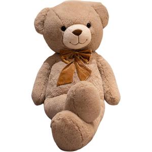 Плюшевая кукла Mile Big Bear высотой 90см/120см/140см/160см Enlightenment, бежевый/хаки