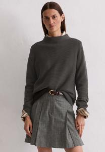 Джемпер Marc O'Polo LONGSLEEVE SMALL STAND-UP COLLAR, Night Grey/Dark Grey