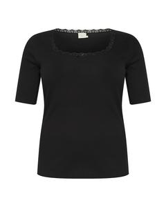 Рубашка KAFFE CURVE Britt, черный