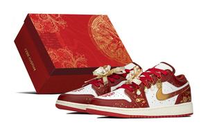 Кроссовки Air Jordan 1 Kids' Basketball Shoes Grade School, красный