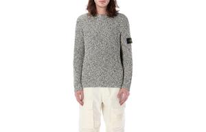 Свитер мужской серо-зеленый STONE ISLAND