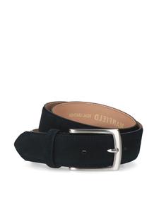 Ремень MANFIELD, темно-синий