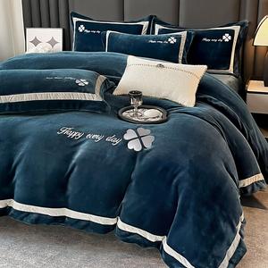 Antarctic Комплект постельного белья 1,5 м, 4 предмета, пододеяльник 200*230 см, джейн эйр, темно-синий