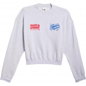 Толстовка Adidas Santa Monica с круглым вырезом Adidas Originals, светло-серый