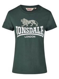LONSDALE Футболка 'SARSDEN' в цвете пихты, пастельный зеленый