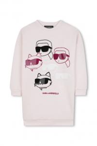 Детское платье Karl Lagerfeld, розовый