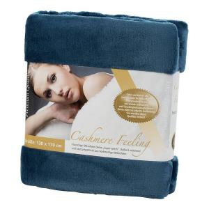 Плед Gözze Premium Cashmere Feeling, 170 см, темно-синий