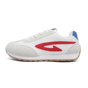 DEERWAY Увеличивающие рост, износостойкие, легкие и дышащие низкие повседневные туфли для женщин, белые и красные