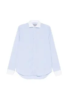 Рубашка в полоску Canali, синий