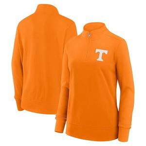 Женская куртка Tennessee Orange Tennessee Volunteers Velocity French Terry с четвертью молнии Fanatics