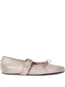 Балетки из наппы Ann Demeulemeester, нейтральный