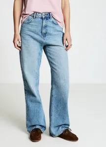 Длинные однотонные мешковатые джинсы Calliope, Blu Denim Sabbiato