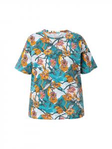 Футболка Studio Untold Shirt, цвет petrol