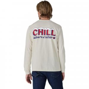 Мужская футболка с длинным рукавом Chill Responsibili-Tee Patagonia, Birch White