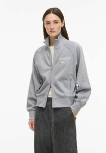Толстовка Rouge Edit Zip-up sweatshirt, Light Grey Melange/Light Grey