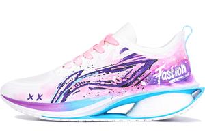 LINING WuShi 5S 3.0 мужские повседневные кроссовки для бега с амортизацией, устойчивостью к истиранию и дышащие низкие синие фиолетовые