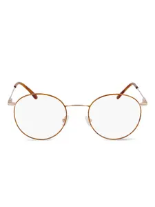 Очки в круглой оправе Calvin Klein, золотистый