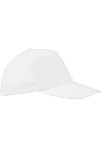 Бейсбольная кепка Buzz с 5 панелями SOL'S, белый