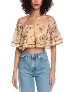 Ba&sh Anthea Top, jaune