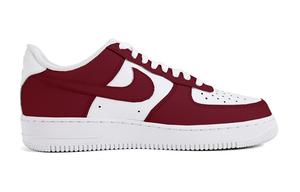 Женские кроссовки для скейтбординга Nike Air Force 1, Burgundy