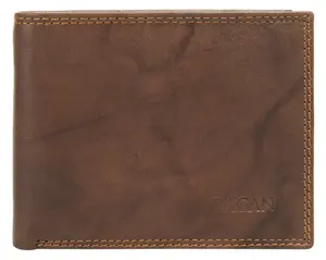 Кошелек Bagan, натуральная кожа, коричневый