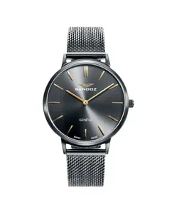 Classic&Slim SA81350-57 женские часы из стали с миланским плетением Sandoz, серый