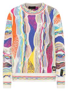 Carlo Colucci Вязаный свитер Conteduca белого цвета