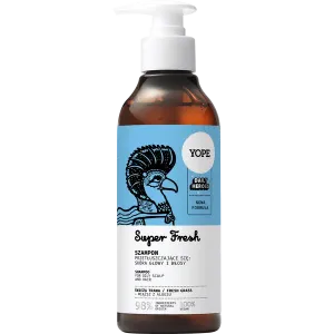 Натуральный шампунь для жирных волос, 300 мл Yope Świeża trawa