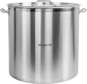Кастрюля высокая с крышкой PRO 143л Ø 55 см x H 60 см N Mega-M