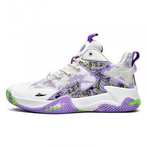 Kuding Амортизирующие износостойкие баскетбольные кроссовки мужские высокие - бежевый, цвет Beige