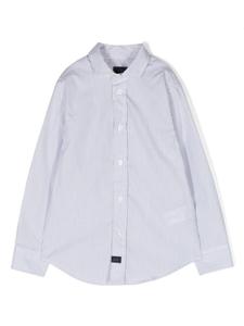 Fay рубашка в тонкую полоску, белый