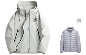 WARRIOR Городская ветровка непромокаемая, Light Gray (3-in-1 Down Liners)