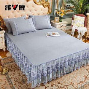 Yalu Пододеяльник 150х200 см, кружевная отделка, цвет Vienna - Silver Gray