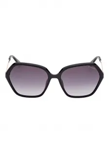 Солнцезащитные очки в геометричной оправе GUESS EYEWEAR, черный