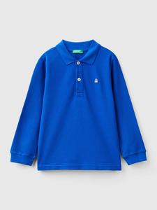 Рубашка-поло Benetton, синий