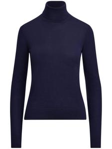 Кашемировый джемпер с высоким воротником Ralph Lauren Collection, синий