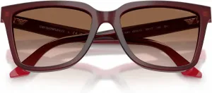 Очки Emporio Armani womens Ea4261, Shiny Opal Bordeaux/Pink/Brown Gradient