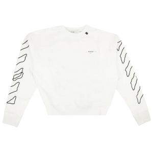 Off-White Толстовка с абстрактным логотипом, цвет Белый