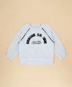 Толстовка с клетчатым логотипом (детский размер) Comme Ca Ism, цвет Oatmeal