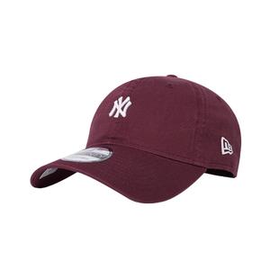 New Era Хлопковая бейсболка унисекс бордового цвета, Burgundy