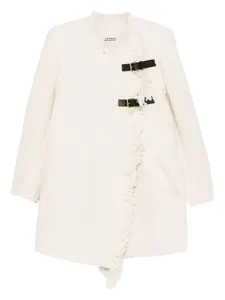 Пальто Garmia с бахромой ISABEL MARANT, нейтральный