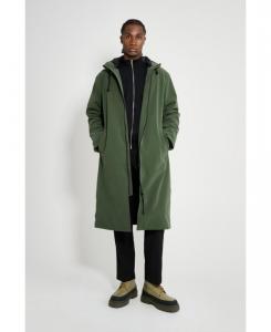 Мужское длинное матовое зимнее пальто Stockholm Stutterheim, Green