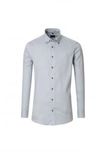 Деловая рубашка простого современного покроя Venti, голубой