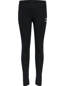 Леггинсы Hummel Hmlmove Grid Cotton Tights Kids, черный